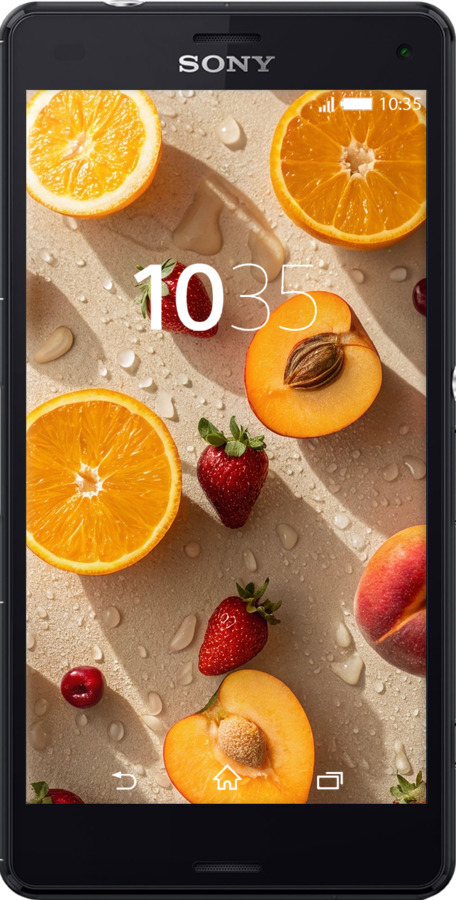 Силіконовий чехол Фрукти 3 для Sony Xperia Z3 Compact D5803 - 6703u-277 изображение 