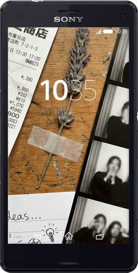 Силіконовий чехол Aesthetic Scrapbook Collage для Sony Xperia Z3 Compact D5803 - 6773u-277 изображение 