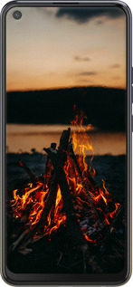 Силиконовый чехол Огонь для Tecno Camon 12 Air CC6 - 6021u-2389 изображение 