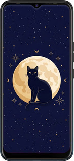 Силиконовый чехол Cute Cat Celestial/Witchy для Tecno Camon 12 CC7 - 6787u-2432 изображение 