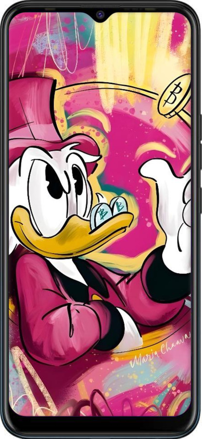 Силиконовый чехол Скрудж для Tecno Camon 12 CC7 - 6283u-2432 изображение 