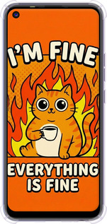 Силикон с усиленными углами чехол Funny Cat для Tecno Spark 5 Pro KD7 - 6786sp-2445 изображение 