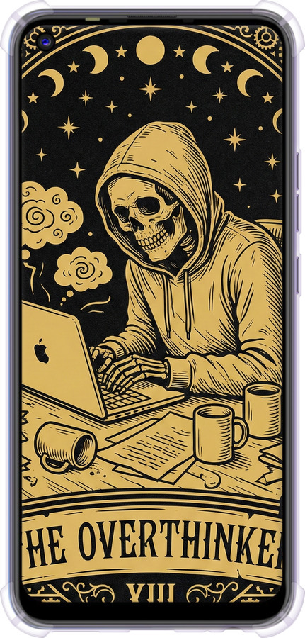 Силіконовий протиударний с посиленими кутами чехол The Overthinker для Tecno Spark 5 Pro KD7 - 6774sp-2445 изображение 