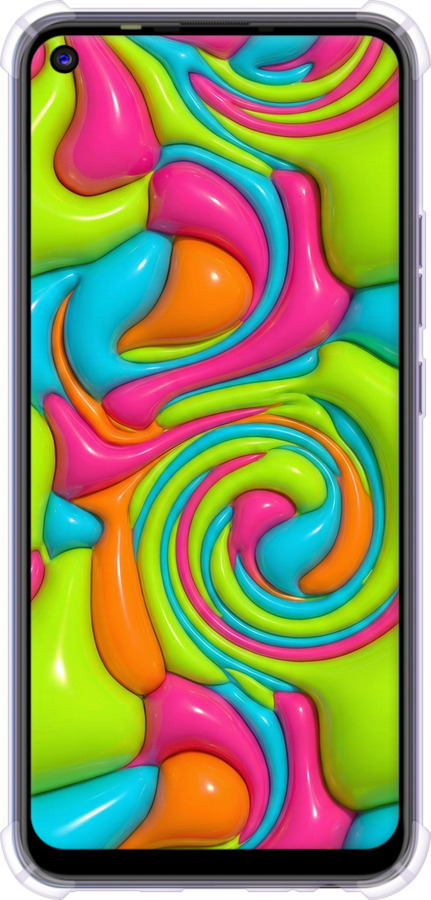 Силикон с усиленными углами чехол Y2K Jelly Dream для Tecno Spark 5 Pro KD7 - 6780sp-2445 изображение 