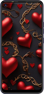 Силіконовий чехол Сердечки для Tecno Spark 5 Pro KD7 - 5831u-2445 изображение 