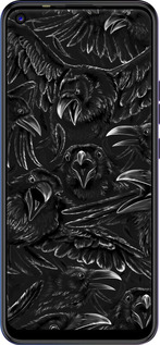Силиконовый чехол Воронья ярость для Tecno Spark 5 Pro KD7 - 6474u-2445 изображение 