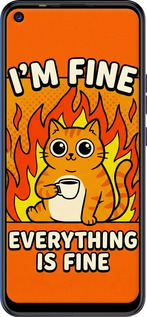 Силиконовый чехол Funny Cat для Tecno Spark 5 Pro KD7 - 6786u-2445 изображение 