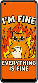 Силіконовий чехол Funny Cat для Tecno Camon 16 SE CE7j - 6786u-2398 изображение 