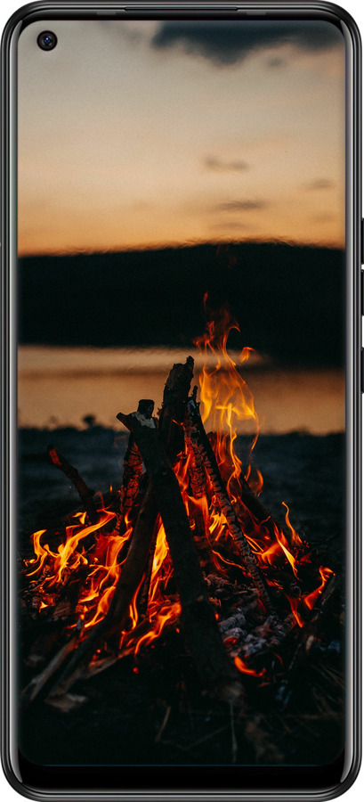 Силиконовый чехол Огонь для Tecno Camon 16 SE CE7j - 6021u-2398 изображение 