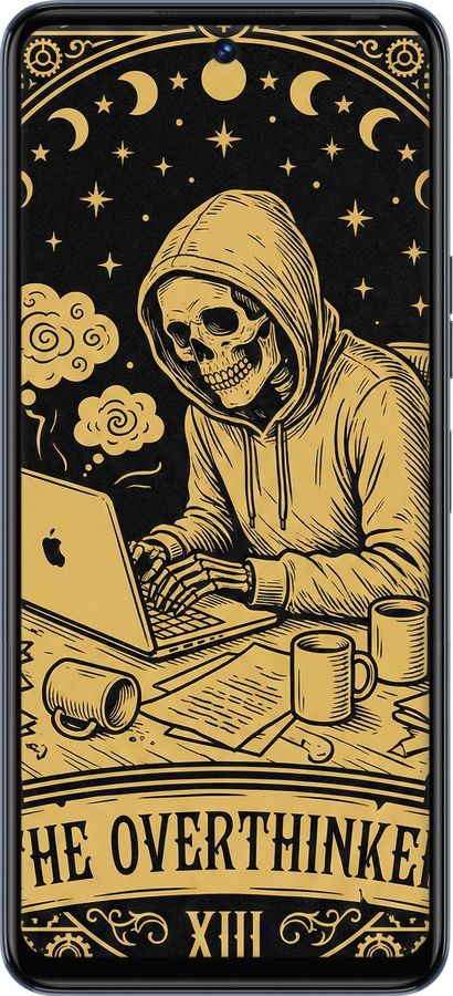 TPU чехол The Overthinker для Tecno Camon 18 CH6n - 6774b-2524 изображение 