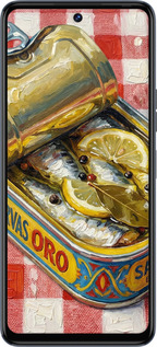 Силиконовый чехол Vintage Sardine Tin Phone для Tecno Camon 18 CH6n - 6772u-2524 изображение 