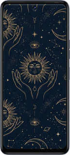 Силиконовый чехол Celestial Harmony: Sun & Moon Gold Mystic Pattern для Tecno Camon 18p CH7n - 6778u-2525 изображение 