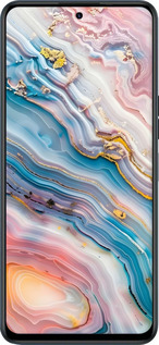 Силиконовый чехол Мрамор красивый для Tecno Camon 18 Premier - 6376u-2652 изображение 