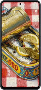 Силиконовый чехол Vintage Sardine Tin Phone для Tecno Camon 18 Premier - 6772u-2652 изображение 