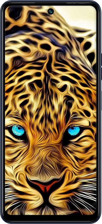 Силиконовый чехол Леопард для Tecno Camon 19 Neo CH6i - 6611u-2753 изображение 