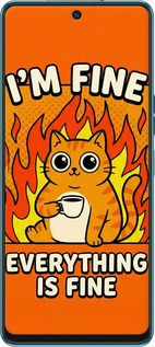 Силиконовый чехол Funny Cat для Tecno Camon 19 Pro (CI8n) - 6786u-2766 изображение 