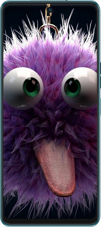 Силиконовый чехол Пушистик для Tecno Camon 19 Pro (CI8n) - 6017u-2766 изображение 