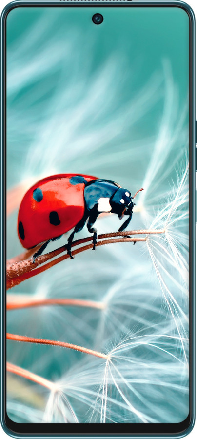 Силиконовый чехол Божья коровка для Tecno Camon 19 Pro (CI8n) - 6049u-2766 изображение 
