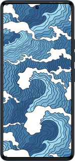 Силиконовый чехол Абстрактный рисунок морских волн для Tecno Camon 20 Pro - 6538u-3100 изображение 