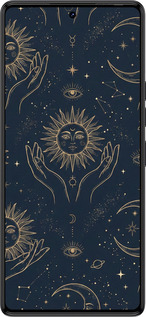 TPU чехол Celestial Harmony: Sun & Moon Gold Mystic Pattern для Tecno Camon 30 4g - 6778b-3712 изображение 