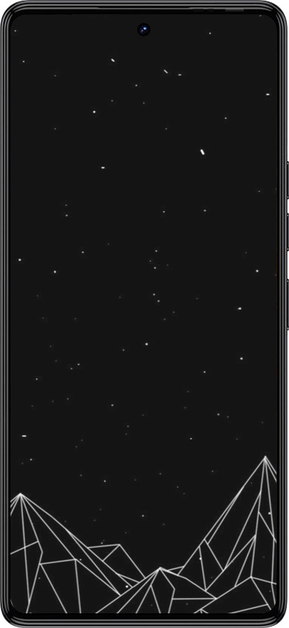 TPU чехол Черно белые абстрактные горы для Tecno Camon 30 4g - 6437b-3712 изображение 