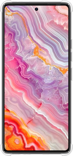 Силіконовий протиударний с посиленими кутами чехол Мрамор 2 для Tecno Camon 30 4g - 6307sp-3712 изображение 
