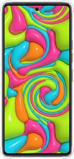 Силіконовий протиударний с посиленими кутами чехол Y2K Jelly Dream для Tecno Camon 30 4g - 6780sp-3712 изображение 