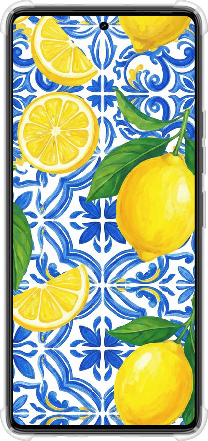 Силіконовий протиударний с посиленими кутами чехол Grocery Girl Italian Summer для Tecno Camon 30 4g - 6766sp-3712 изображение 