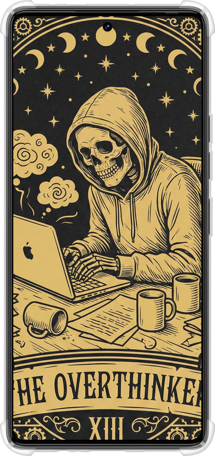 Силіконовий протиударний с посиленими кутами чехол The Overthinker для Tecno Camon 30 4g - 6774sp-3712 изображение 