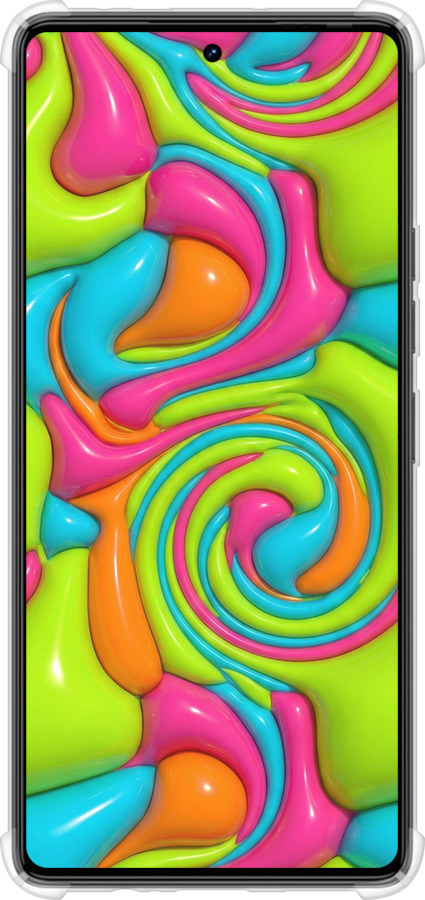 Силіконовий протиударний с посиленими кутами чехол Y2K Jelly Dream для Tecno Camon 30 4g - 6780sp-3712 изображение 