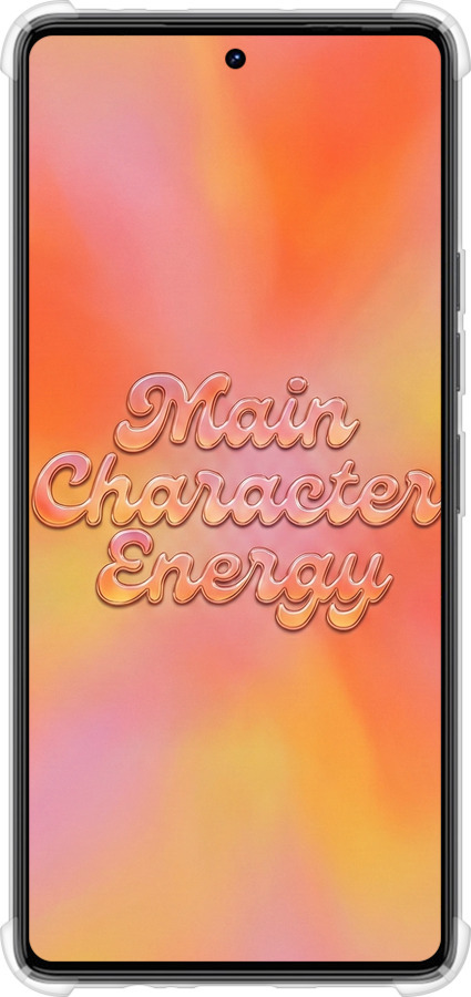 Силикон с усиленными углами чехол Aura Gradient Main Character Energy Aesthetic Y2K для Tecno Camon 30 4g - 6783sp-3712 изображение 