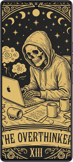 Силіконовий чехол The Overthinker для Tecno Camon 30 pro 5G - 6774u-3713 изображение 