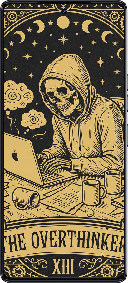 Силіконовий чехол The Overthinker для Tecno Camon 30 pro 5G - 6774u-3713 изображение 