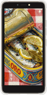 Силикон с усиленными углами чехол Vintage Sardine Tin Phone для Tecno Pop 2F B1F - 6772sp-2391 изображение 