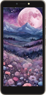 Силиконовый чехол Ночь луна арт для Tecno Pop 2F B1F - 6319u-2391 изображение 