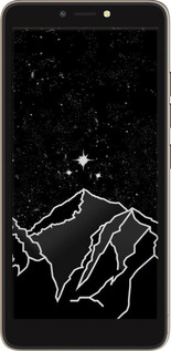 Силиконовый чехол Минималистический горный пейзаж для Tecno Pop 2F B1F - 6438u-2391 изображение 