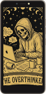 Силиконовый чехол The Overthinker для Tecno Pop 2F B1F - 6774u-2391 изображение 