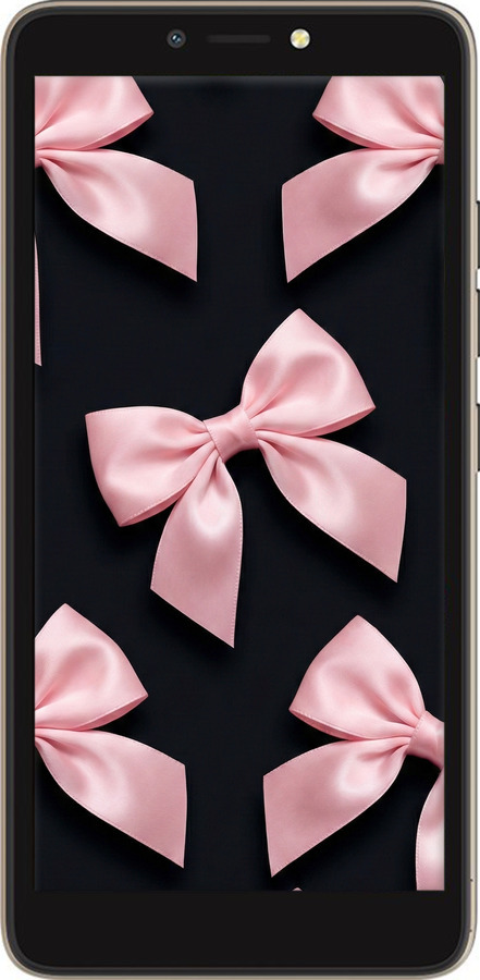 Силиконовый чехол Coquette Ribbons Dark Coquette для Tecno Pop 2F B1F - 6767u-2391 изображение 