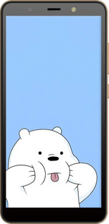 Силиконовый чехол Милый мишка для Tecno Pop 3 BB2 - 6357u-2443 изображение 