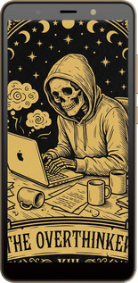 Силіконовий чехол The Overthinker для Tecno Pop 3 BB2 - 6774u-2443 изображение 