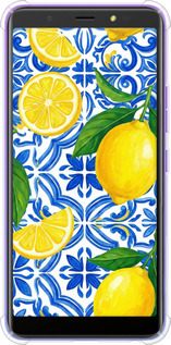 Силіконовий протиударний с посиленими кутами чехол Grocery Girl Italian Summer для Tecno Pop 4 BC2c - 6766sp-2427 изображение 