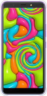 Силикон с усиленными углами чехол Y2K Jelly Dream для Tecno Pop 4 BC2c - 6780sp-2427 изображение 