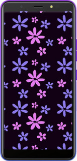 Силиконовый чехол с  цветами для Tecno Pop 4 BC2c - 6258u-2427 изображение 
