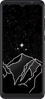 Силиконовый чехол Минималистический горный пейзаж для Tecno Pop 4 Pro BC3 - 6438u-2444 изображение 