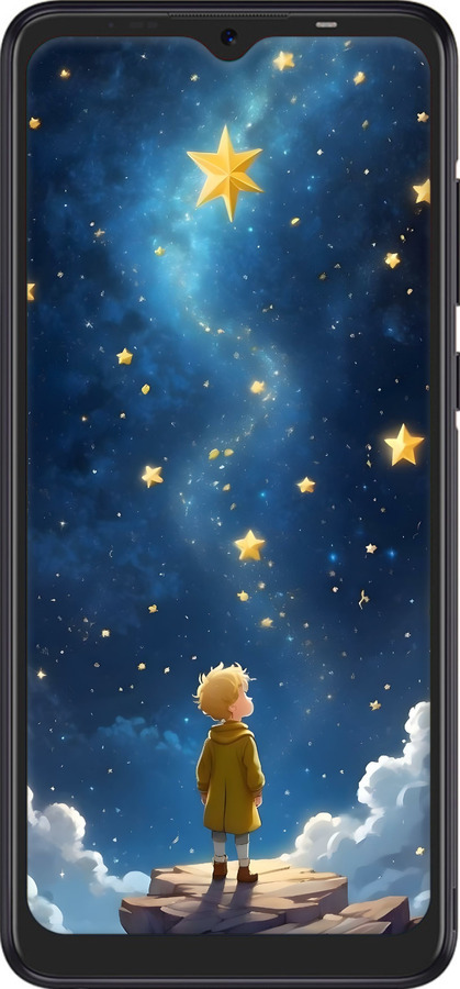 Силиконовый чехол Маленький принц для Tecno Pop 4 Pro BC3 - 6326u-2444 изображение 