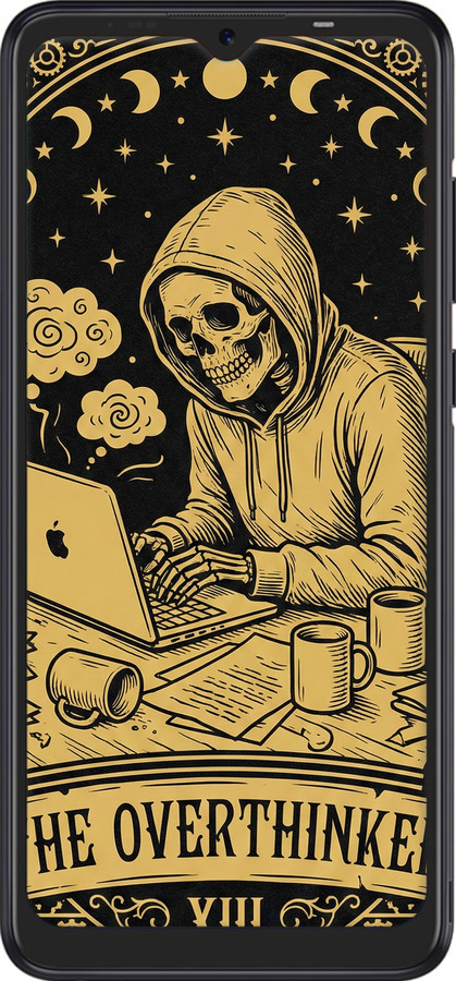 Силиконовый чехол The Overthinker для Tecno Pop 4 Pro BC3 - 6774u-2444 изображение 