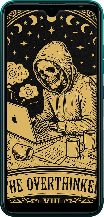 TPU чехол The Overthinker для Tecno Pop 5 BD2p - 6774b-2412 изображение 