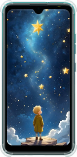 Силикон с усиленными углами чехол Маленький принц для Tecno Pop 5 BD2p - 6326sp-2412 изображение 