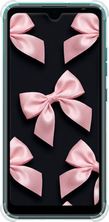 Силіконовий протиударний с посиленими кутами чехол Coquette Ribbons Dark Coquette для Tecno Pop 5 BD2p - 6767sp-2412 изображение 