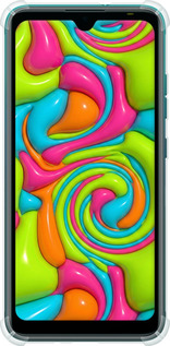 Силіконовий протиударний с посиленими кутами чехол Y2K Jelly Dream для Tecno Pop 5 BD2p - 6780sp-2412 изображение 